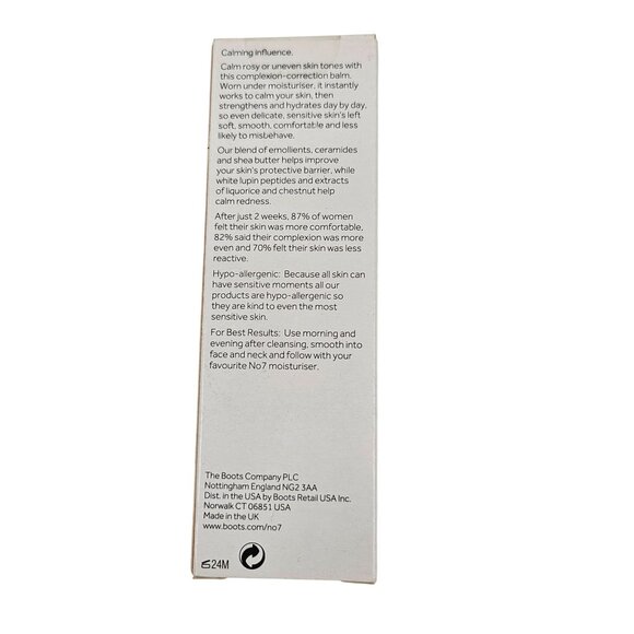 No7 Calm Skin Redness Relief Balm With Ceramides Liquorice 30ml HypoAllergenic - Picture 11 of 12